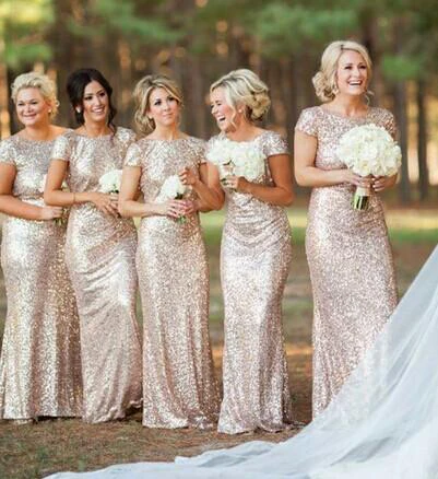 Gold cream bridesmaid dresses best sale