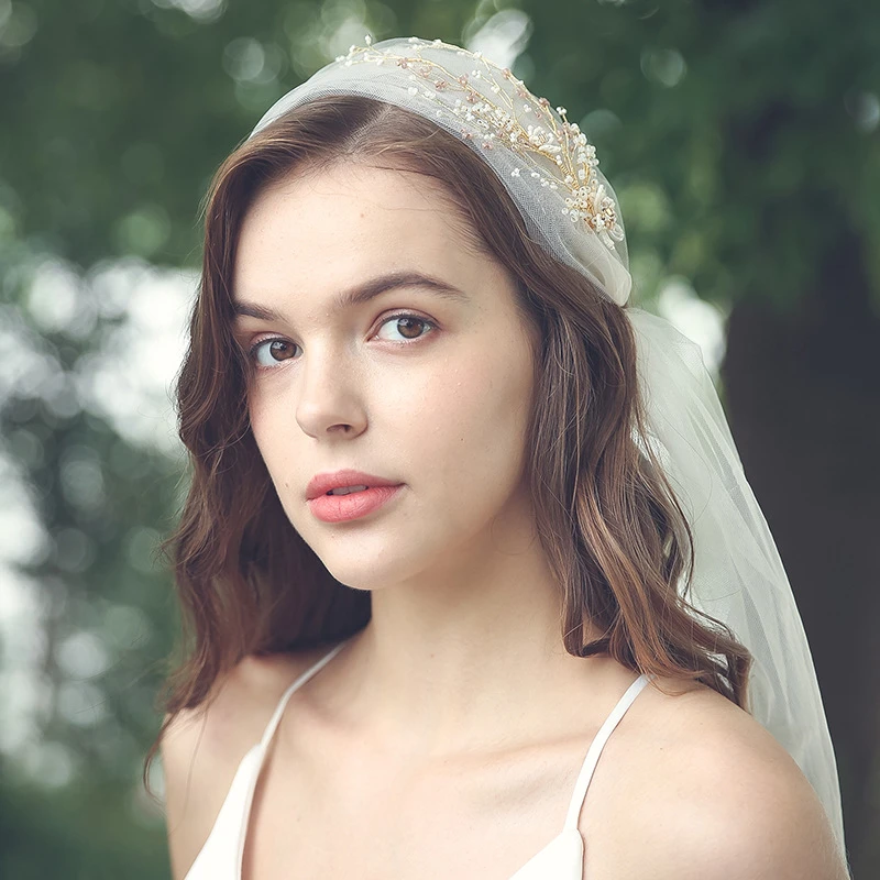 Handmade Elegant Veils with Beads