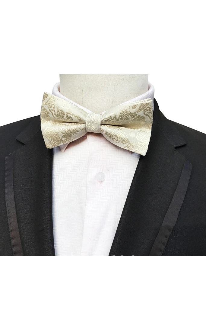 Satin Floral Printing Bow Tie-11 Color Options