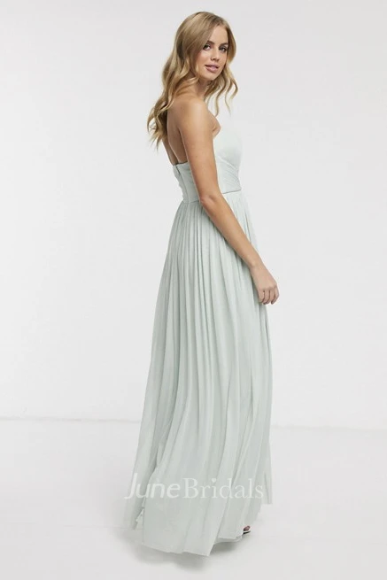 Sleeveless Sweetheart With Ruching And Sash Ethereal Chiffon Bridesmaid Dress