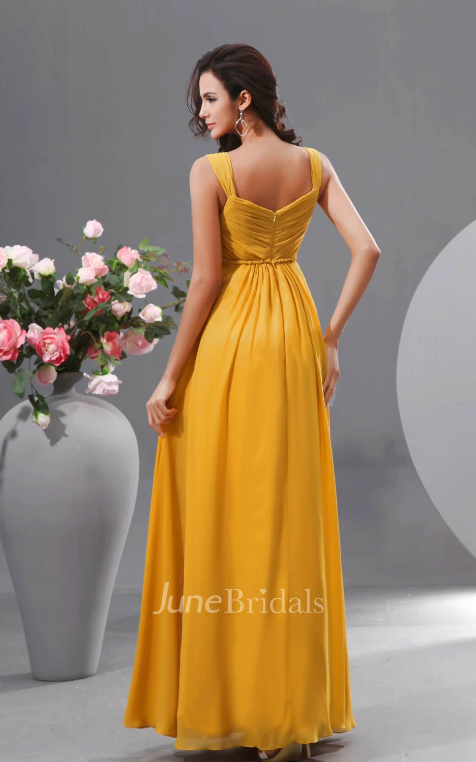 Adorable Empire Graceful A-Line Gown With Unique Waist