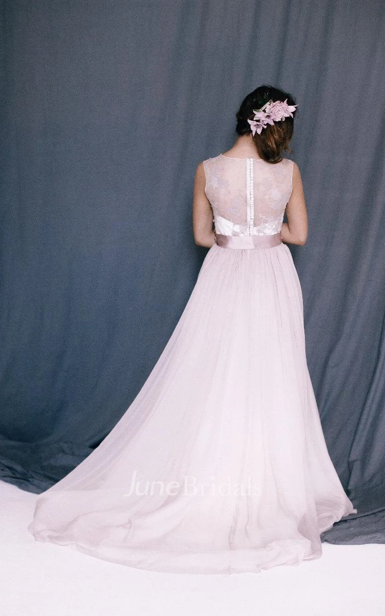 Light Purple Fluffy Wedding Weddig Dress