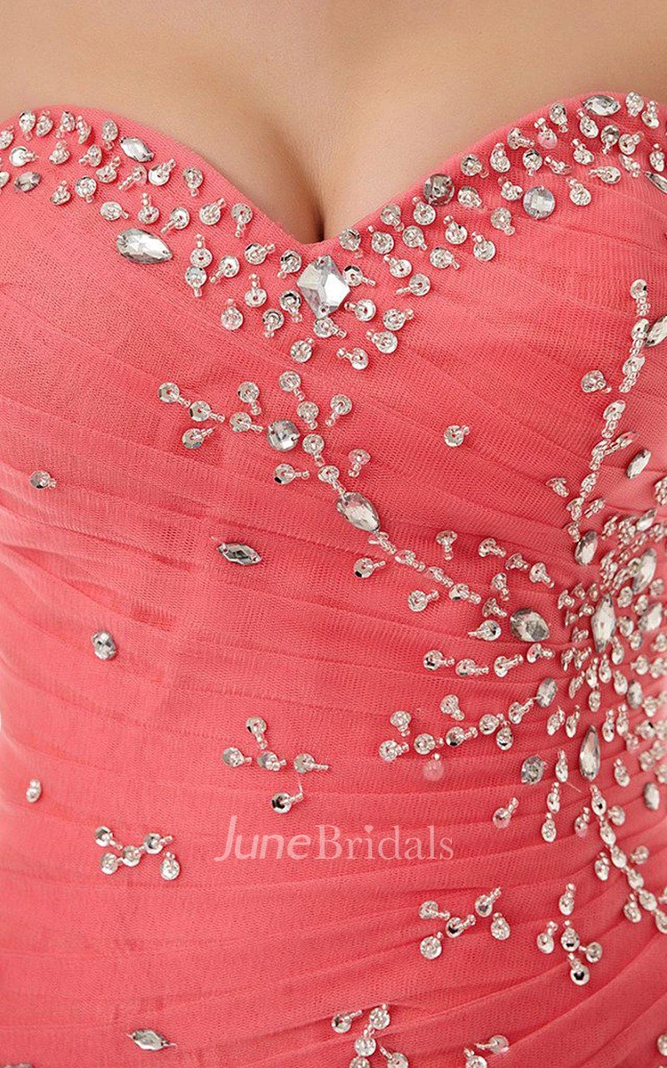 Sweetheart Ballgown With Sequined Bodice