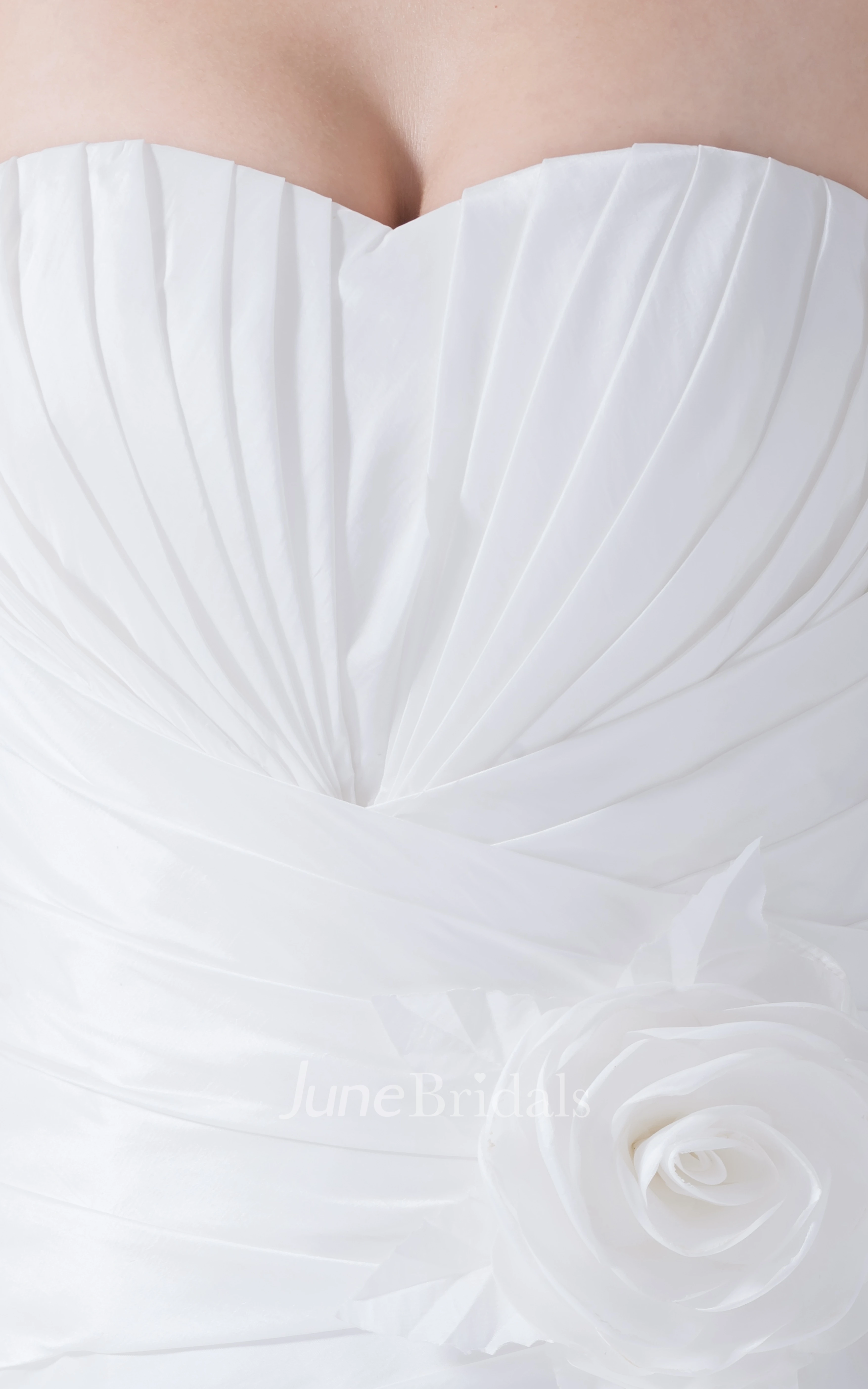 Sweetheart Mermaid Taffeta Dress With Ruching and Draping