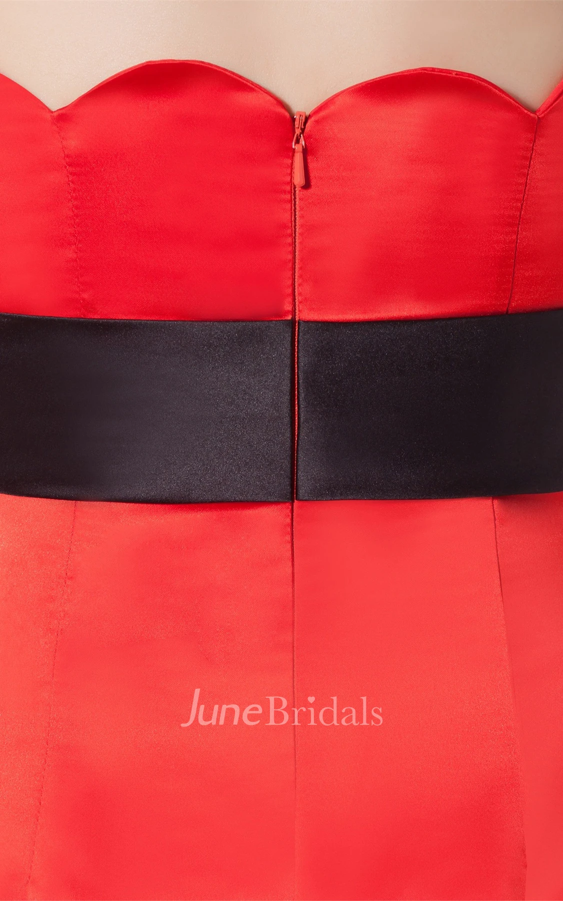 Lovely Satin Pencil Mini Dress with Bow