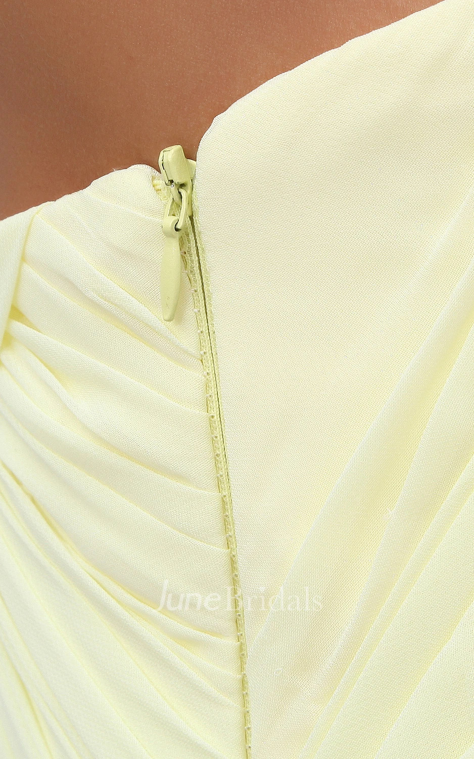 Vintage Asymmetrical One-Shoulder Gown With Slit