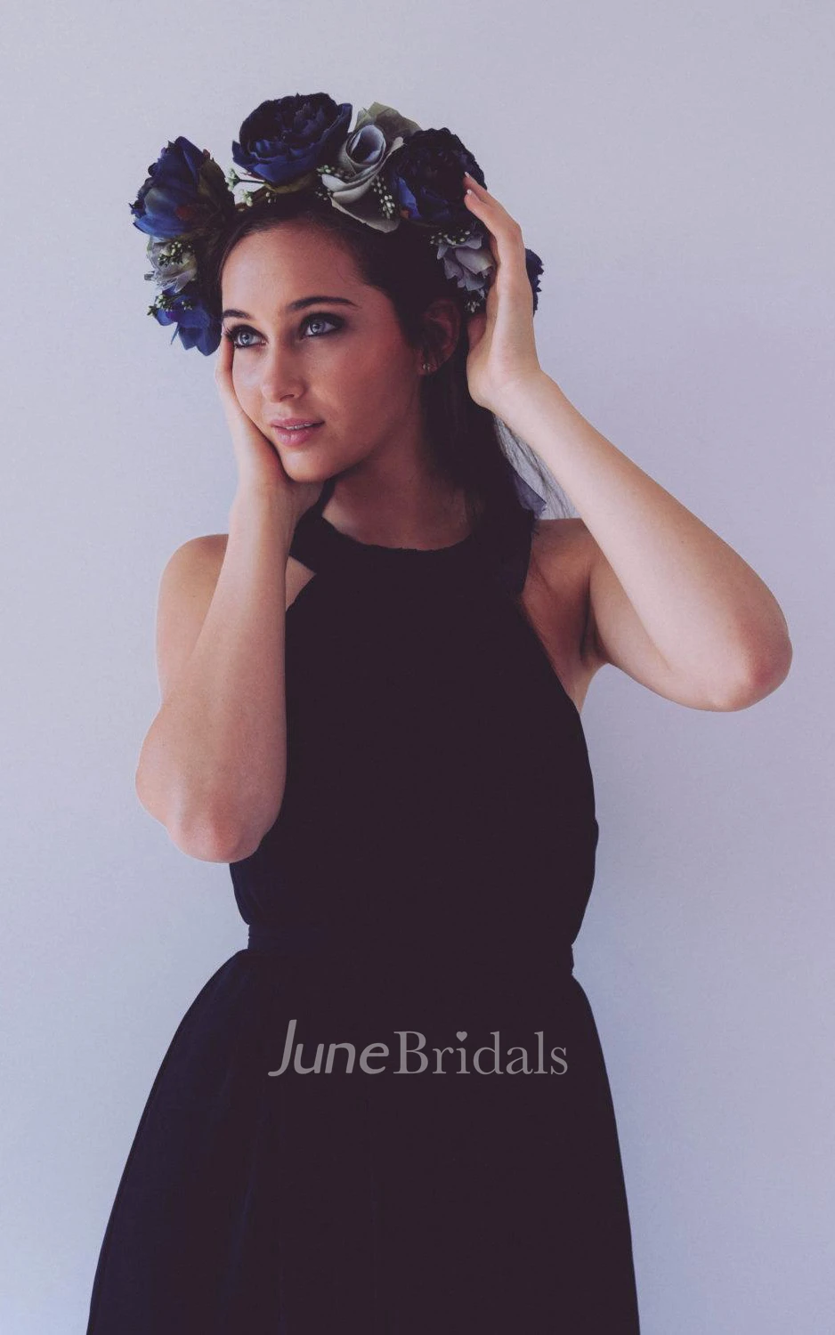 Sheath Chiffon Pleated Long Dress