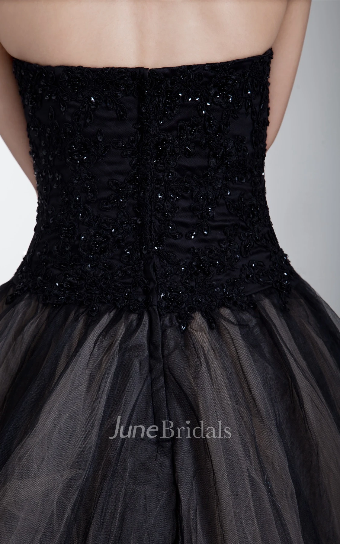 plunged jeweled ball sleeveless gown with halter and tulle overlay