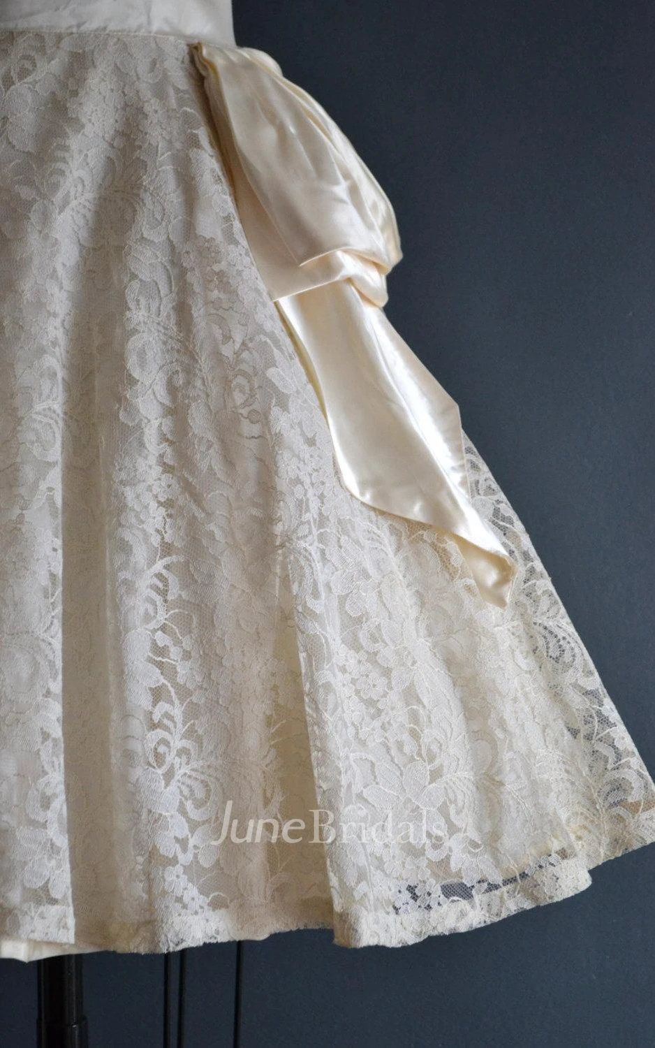 Debbie 50S Short Wedding Weddig Dress