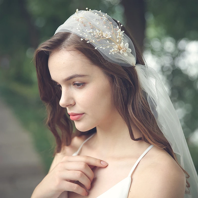 Handmade Elegant Veils with Beads