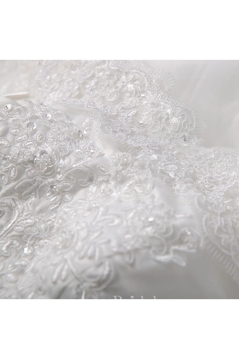 Princess Off-the-Shoulder Lace Wedding Dresses Ball Gown Lace-up