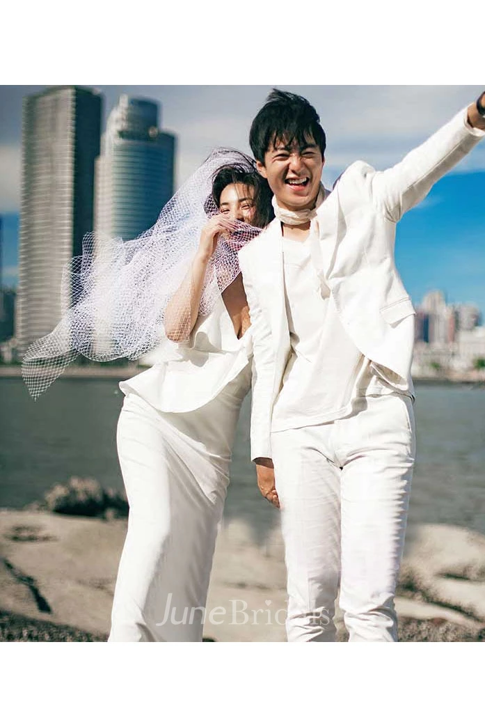 Fairy Mesh Fingertip Length Wedding Veil