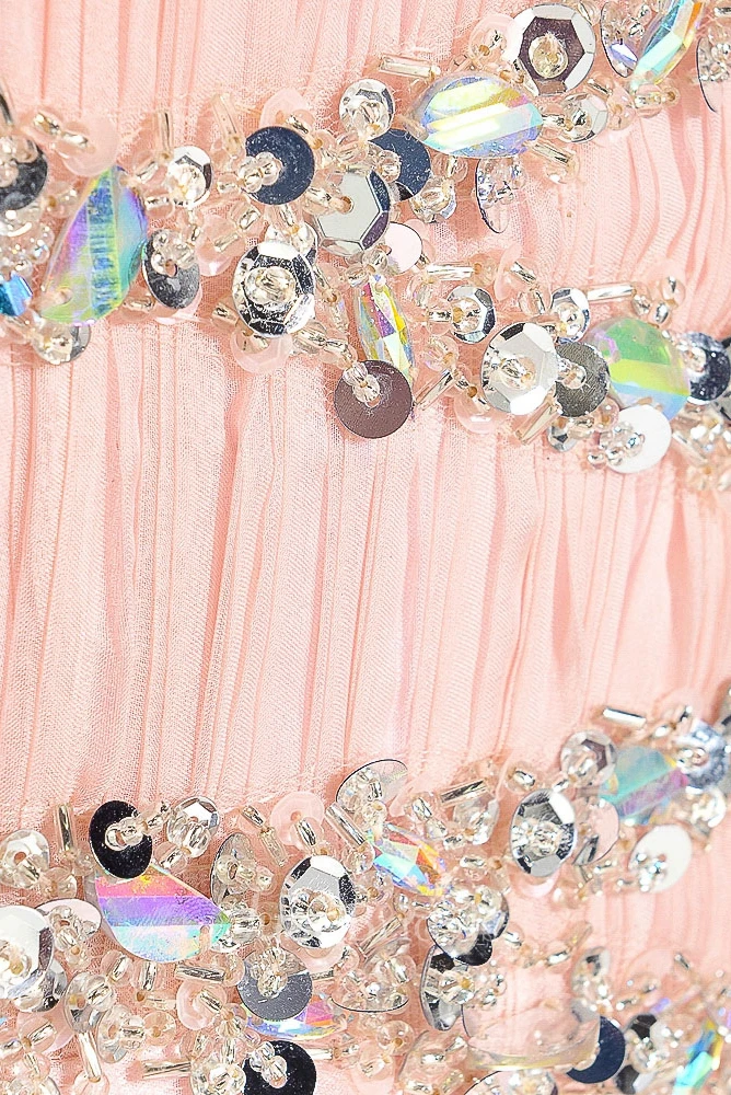 A-Line Sleeveless Maxi Beaded Sweetheart Satin Prom Dress With Straps And Ruching