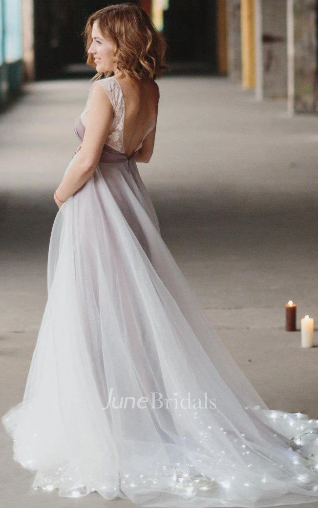 Bat Sleeve Lace Maternity Dress With Appliques