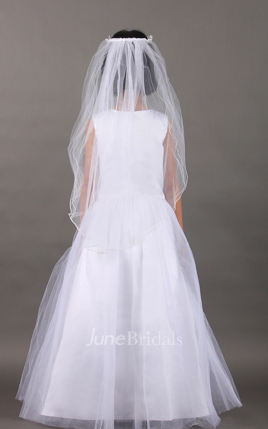 A-Line Princess Ball Gown With Lace Appliques And Soft Tulle