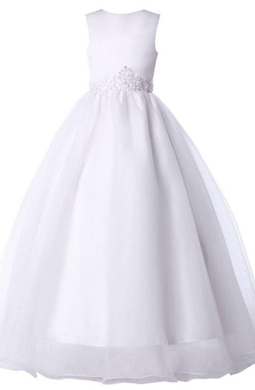 beaded junior bridesmaid dress