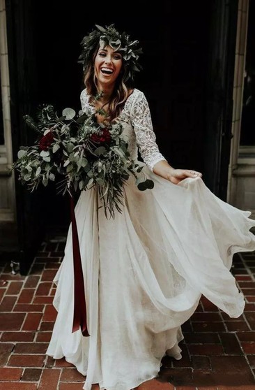 Bohemian Wedding Dress Buy Online