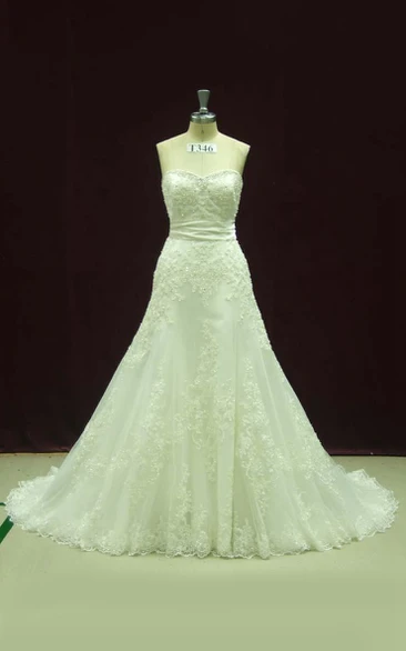 Sexy Wedding With French Lace Trumpet Fit And Flair Style Dress