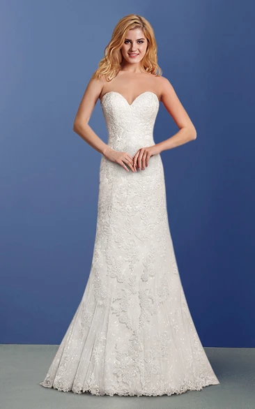 Fit And Flare Lace Wedding Dress