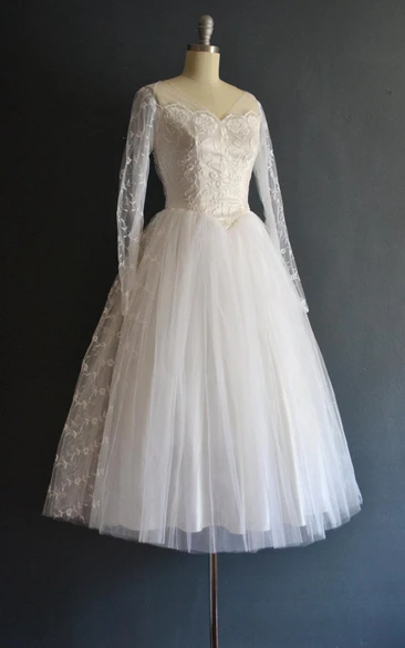 Tallulah 50S Wedding Vintage Wedding Dress