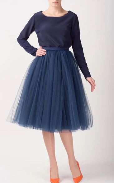 Tulle Tutu Skirts Tea Length Dress