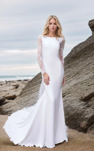 Long sleeve wedding dresses 2018 hotsell