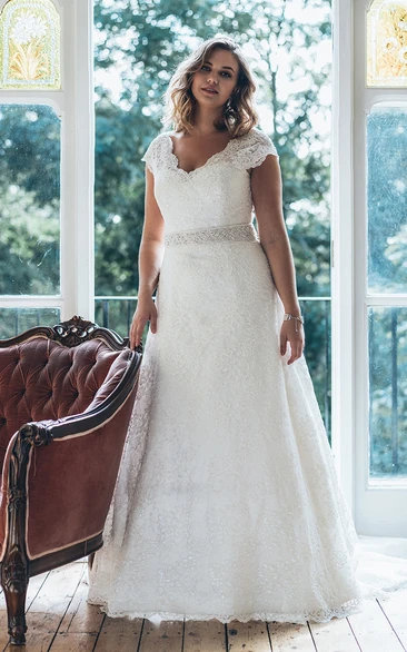 Plus size 2024 rustic wedding dresses