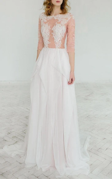 Blush Wedding Rosy Iris Dress