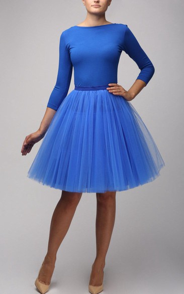 Sapphire Tulle Tutu Skirt Dress
