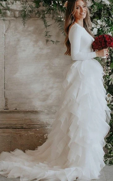 maternity wedding dress with train