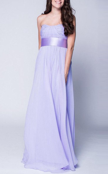 New Lavender Maxi Chiffon Bustier Beautiful Floor Length Prom Formal Wedding Dress