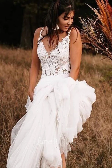 Ameri　VINTAGE LIKE LACE DRESS Ameri（アメリ）の「VINTAGE LIKE LACE DRESS（ワンピース）」 - WEAR