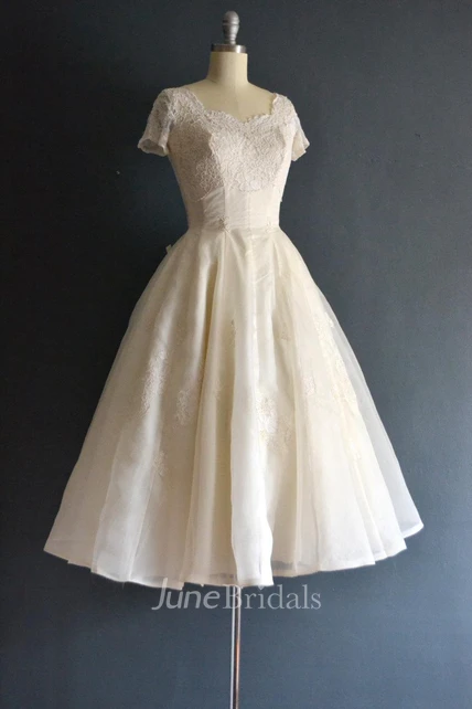 Vera 50S Wedding 1950S Bridal Gown Dress - June Bridals