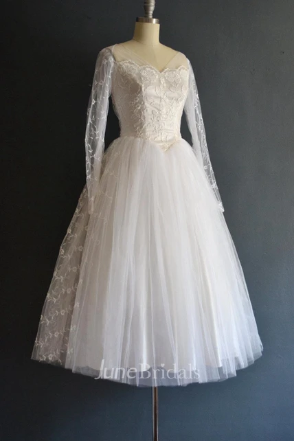 Tallulah 50S Wedding Vintage Wedding Dress - June Bridals