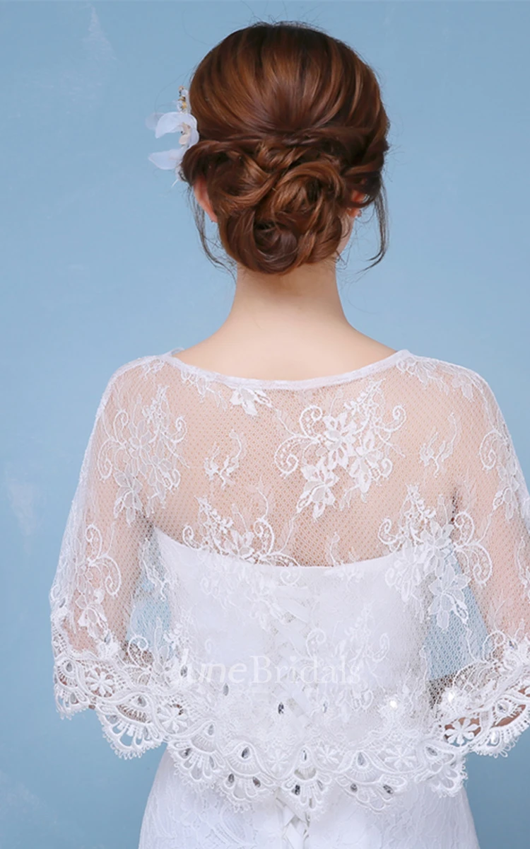New Bridal Lace Diamond Shoulder Spring Summer Arm Shawl Shawl