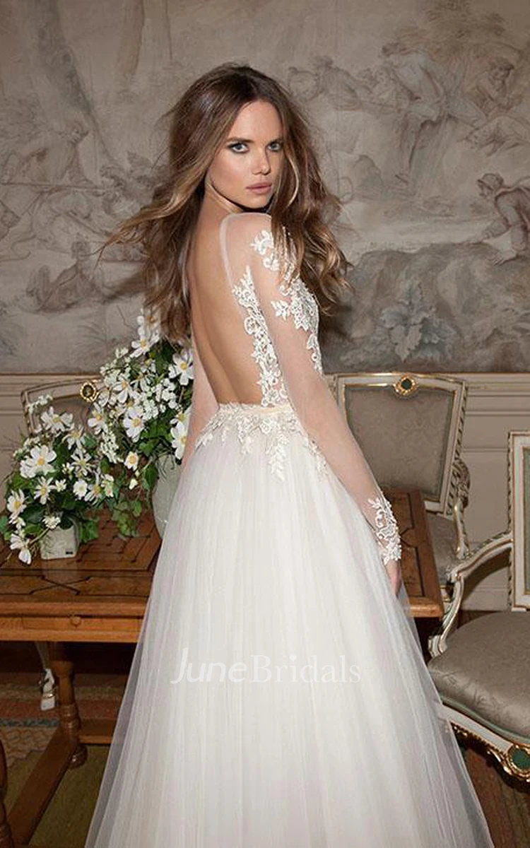 Tulle Spagehtti Straps Backless Ruffles White Wedding Dress Tulle Spagehtti Straps Backless Ruffles White Wedding Dress