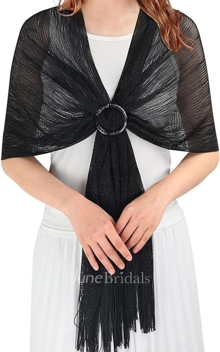 Sleeveless Cocktail Scarf Polyester Evening Shawl