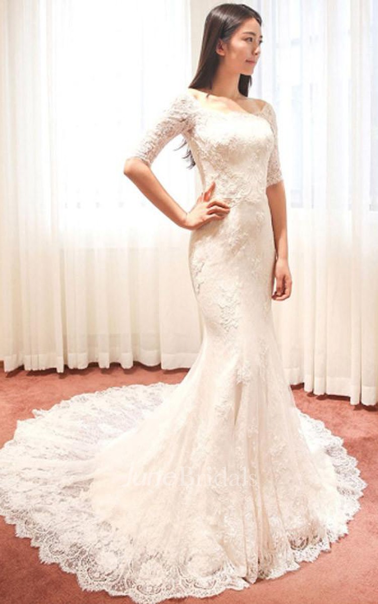 half silk half lace wedding dresses