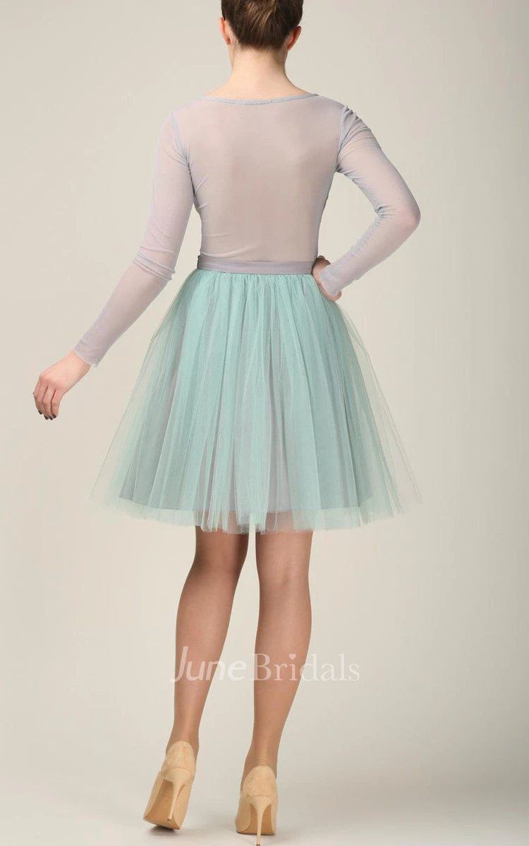 Short Grey And Mint Tulle Skirt Light Tulle Skirt Handmade Tutu Skirt Adult Tulle Skirt Adult Tutu Skirt Tulle Petticoat Dress