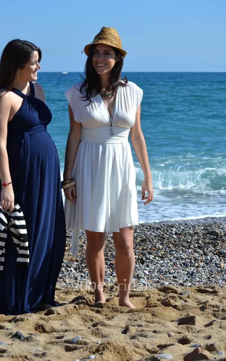 Beach Maternity Infinity Gown