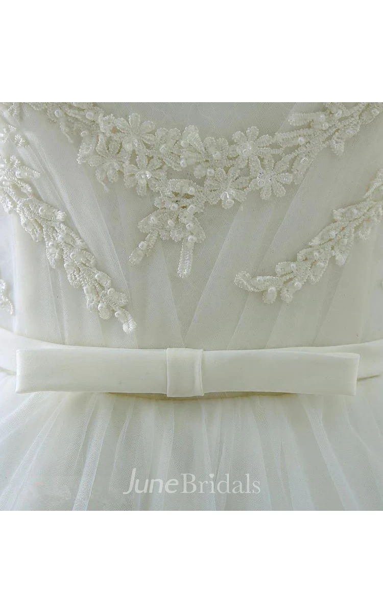 Elegant Sleeveless Lace A-Line Wedding Dresses Tulle Floor Length
