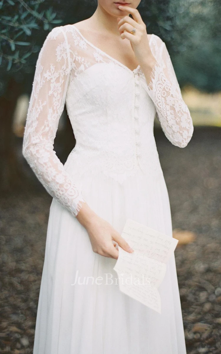 Long Sleeve Lace Topper A Simple White Boho Lace Topper Dress