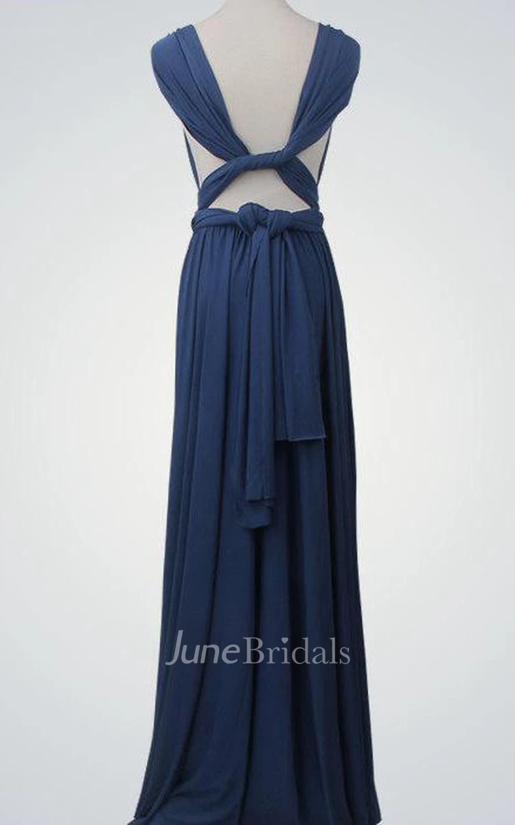 Cap-sleeved Ruched Dress With Straps and Sash