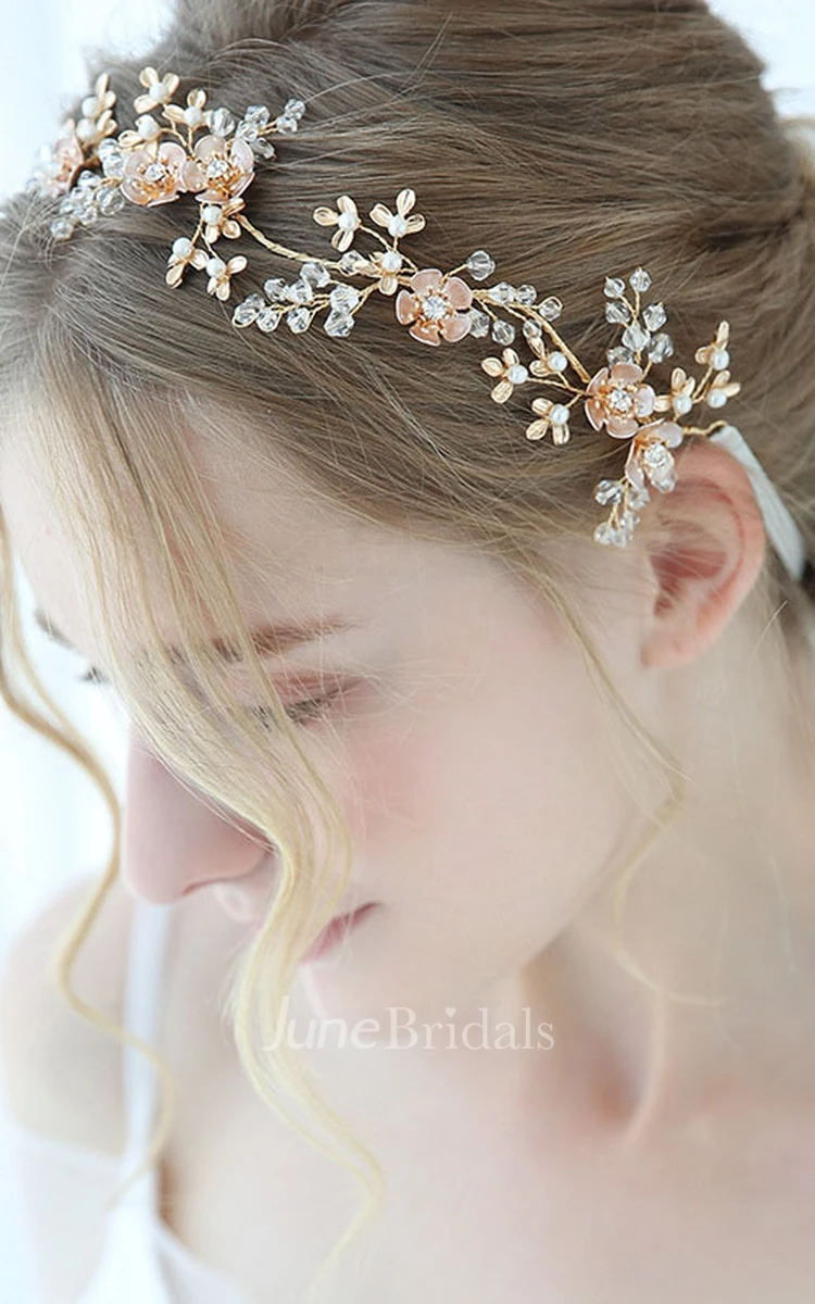 Korean Style Fresh Headbands with Flowers and Leaves