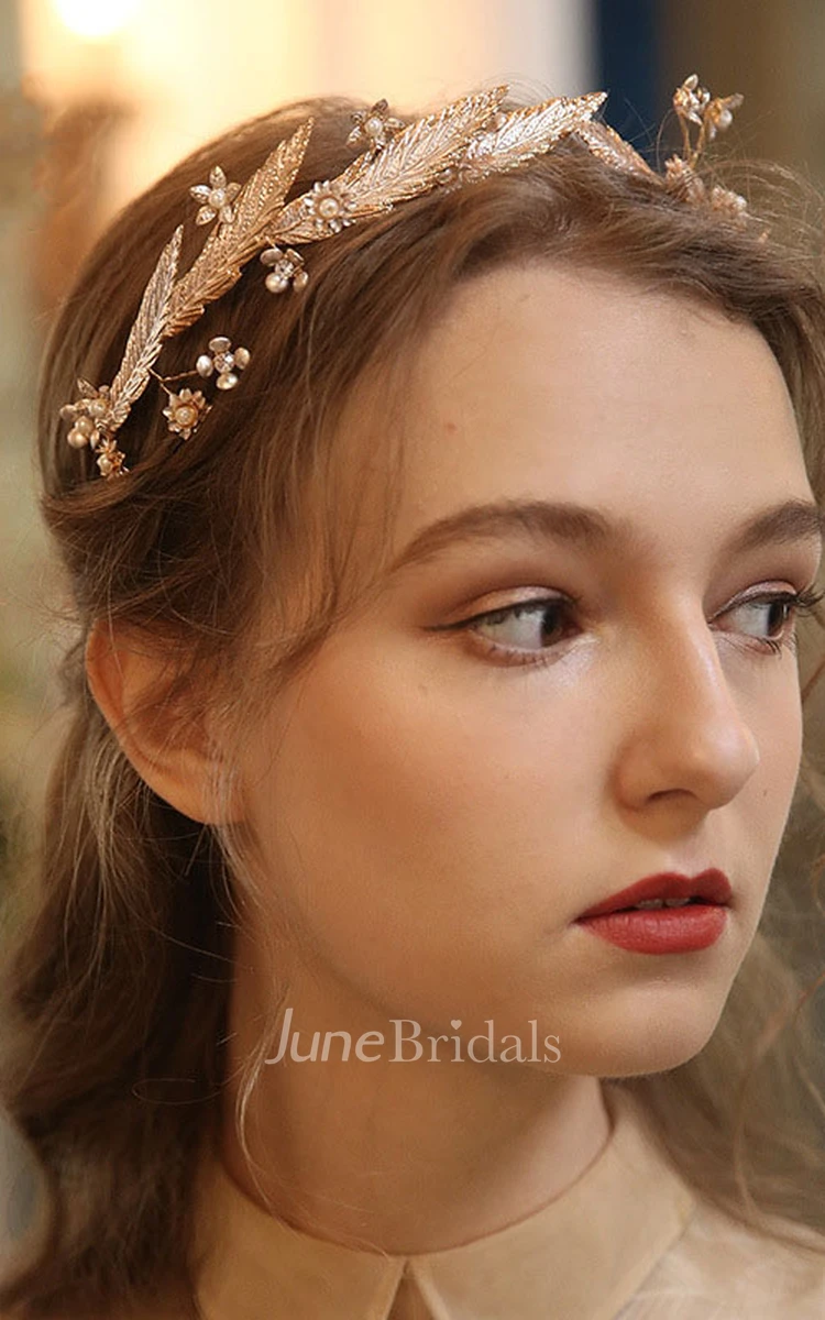 Forest Style Headpieces with Rhinestones 