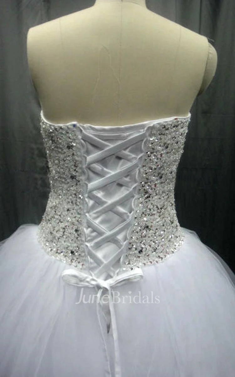 Diamond Corset Wedding Dress