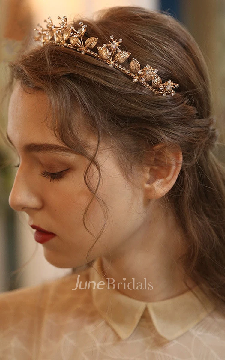 Elegant Alloy Headpieces in Floral Style