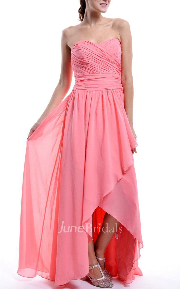 Watermelon Colored Bridesmaid Dresses