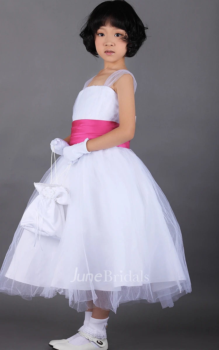 Princess Ballerina A-Line Princess Ball Gown With Soft Tulle And Straps
