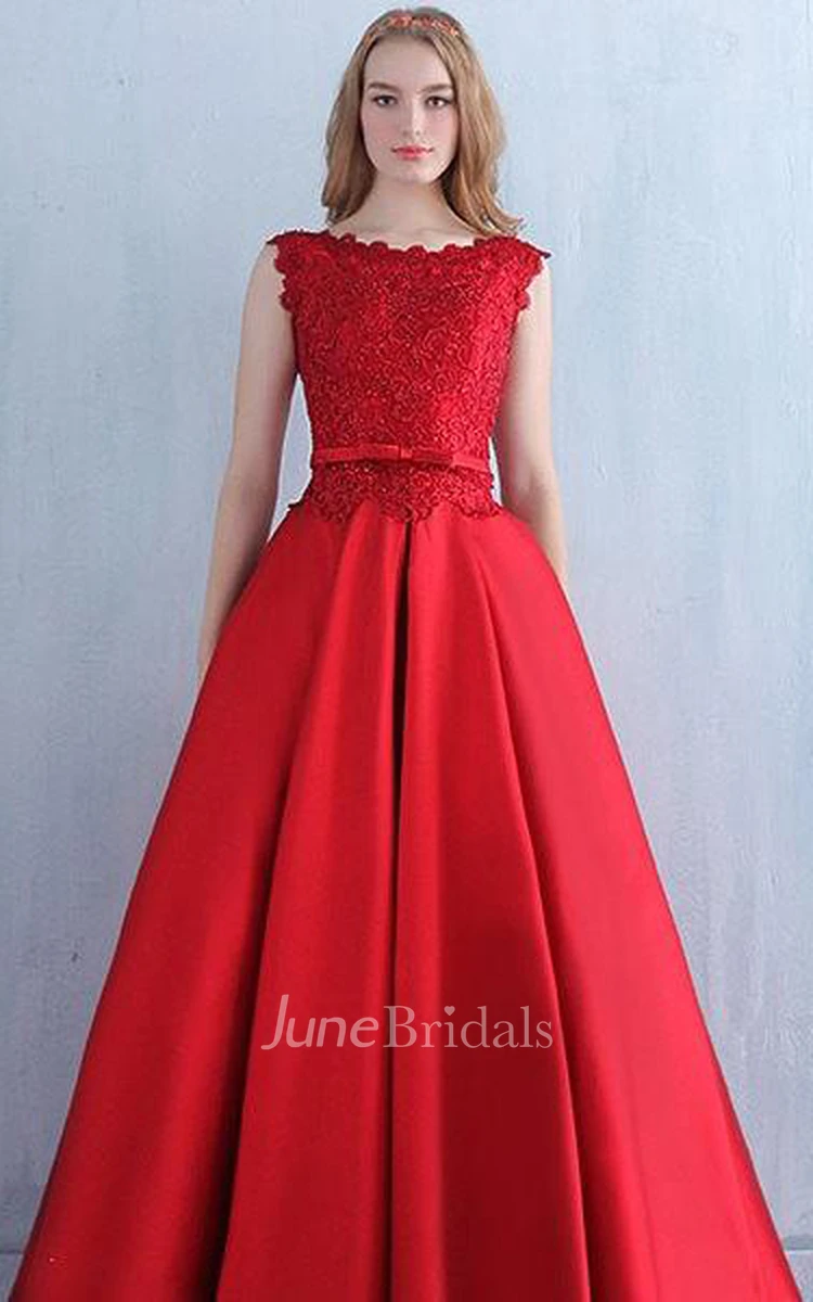 Red Lace Vintage Prom Evening Lace Bridesmaid Bridal Gown Evening Long Dress